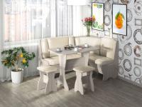 Кухонный уголок ОРХИДЕЯ (ясень шимо светлый/борнео крем)