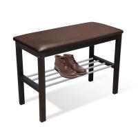 Полка для обуви с банкеткой SHT-B2 Альберо (венге)