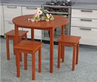 Стол обеденный раздвижной с круглой крышкой