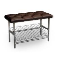 Обувница МС-4 АНЖЕЛИКА (хром/тёмно-коричневый №221)