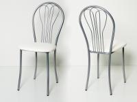 Стул РОМАШКА (металлик/борнео милк)