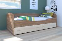 Кровать Бриз 2 (ясень шимо темный/ясень шимо светлый)