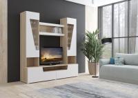 Стенка Анталия-2 (дуб сонома/белый)