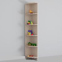 Стеллаж угловой Бриз (ясень шимо светлый)