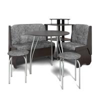 Кухонный уголок ЛОТОС (венге/ткань графит)