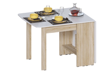 Стол-книжка СтК-7 Элефант (дуб сонома/белый)