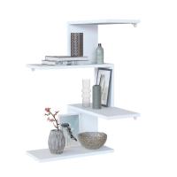 Полка угловая ПК-7 (белый шагрень)