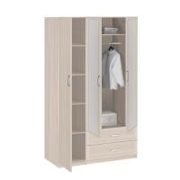 Шкаф 3-х дверный с ящиками Лотос 8.031z с зеркалом