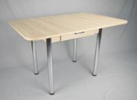 Стол обеденный раскладной Эггер с ящиком