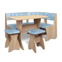 Кухонный уголок ТЮЛЬПАН (дуб сонома/ткань лагуна)