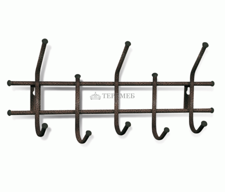 Вешалка настенная Стандарт 2/5 (медный)