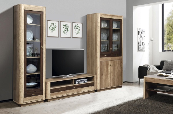 Шкаф-витрина 2-х дверный Фантазия 34.05