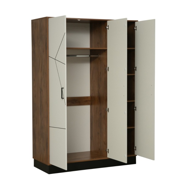 Шкаф 3-х дверный Гамма 54.12 (таксония/белый)