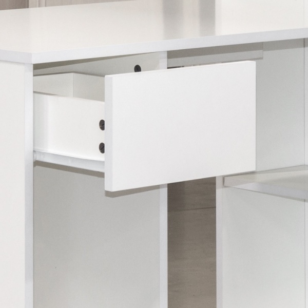 Шкаф комбинированный Лайт 10.01 (белый)