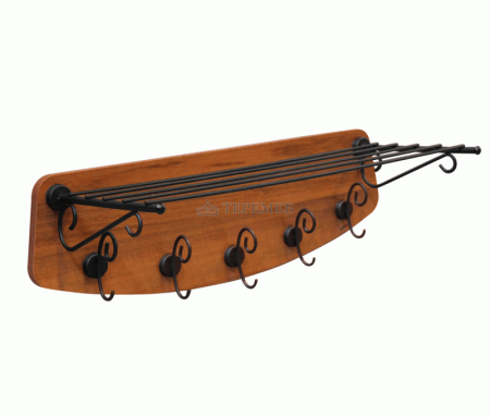 Вешалка настенная Грация 4/5