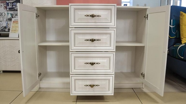 Комод Габриэлла 06.65 (вудлайн кремовый/сандал белый)