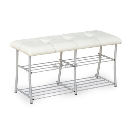 Обувница МС-7 (белое золото/борнео крем)