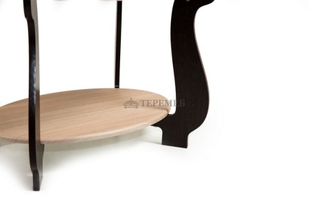 Стол журнальный СЖ-25 с рисунком Р4 (венге/дуб молочный)