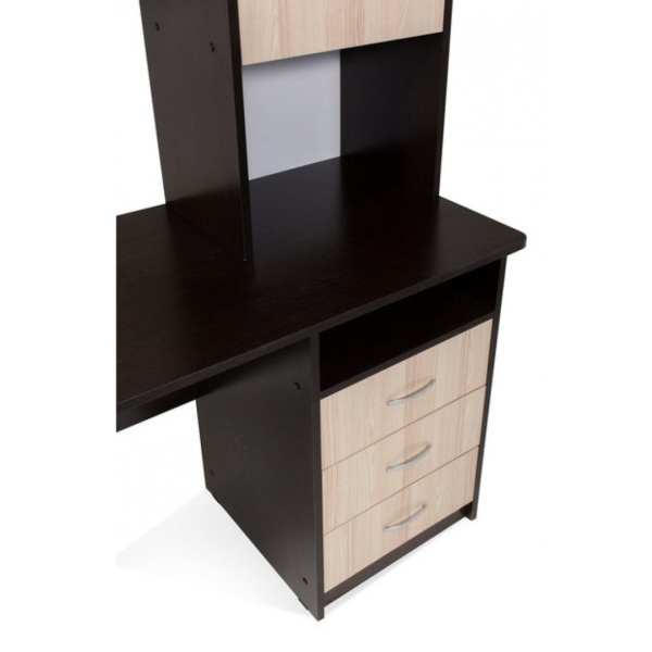 Стол компьютерный СК-9 Бител (венге/ясень шимо светлый)