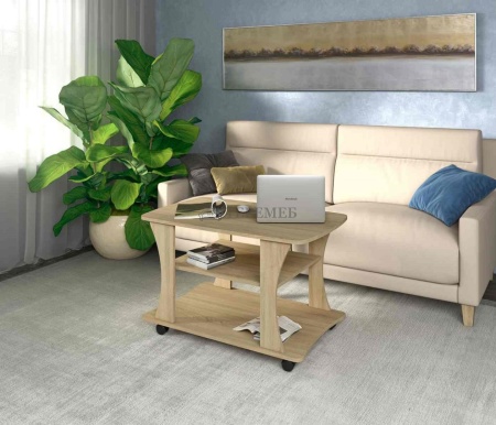 Стол журнальный СЖ-1 (дуб сонома)