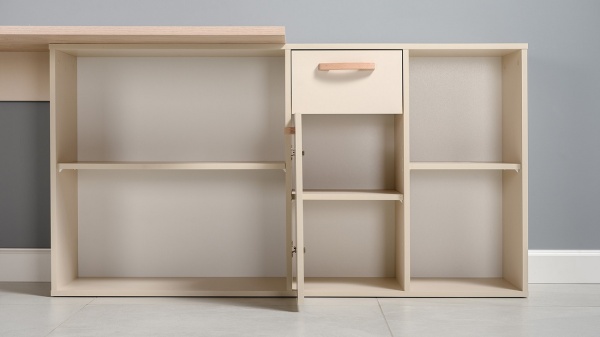 Стол письменный Лайт 03.245 F (дуб эндгрейн элегантный/сатин)