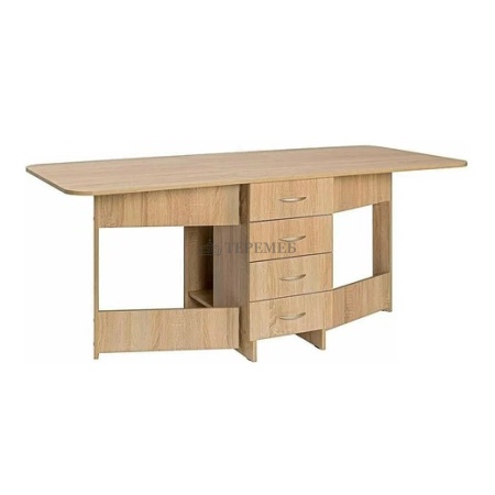 Стол-книжка с ящиками Глория 606 М