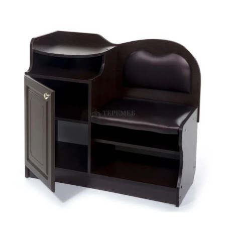 Банкетка №1 (венге/тёмно-коричневый №221)