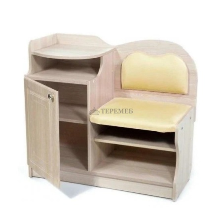 Банкетка №1 (ясень шимо светлый/бежевый №101)