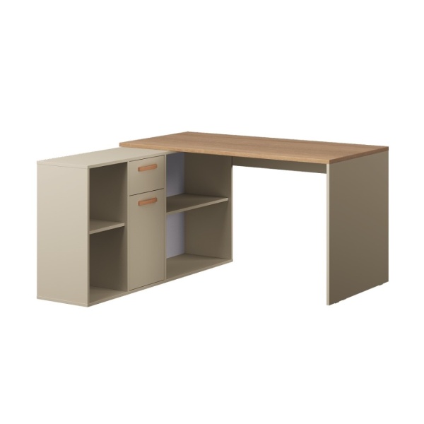 Стол письменный Лайт 03.245 F (дуб эндгрейн элегантный/сатин)