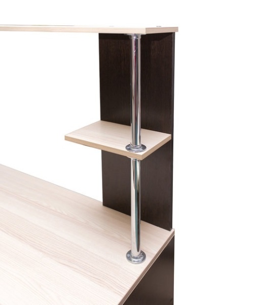 Стол компьютерный СК-8 Бител (венге/ясень шимо светлый)