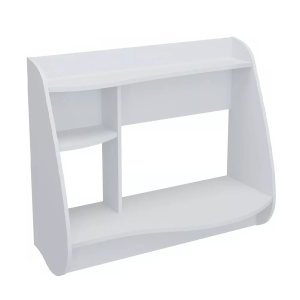 Стол компьютерный навесной Смарт 6-0613 (белый)