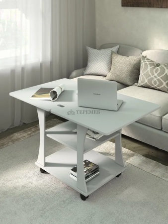 Стол журнальный раскладной СЖ-2 Бител (белый)