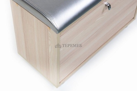 Обувница МС-1 (ясень шимо светлый/серебро №116)