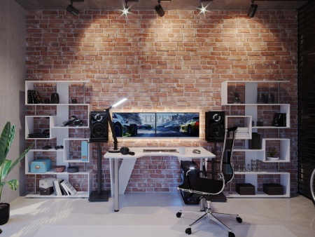 Стеллаж СТ-2 Сокол (белый)