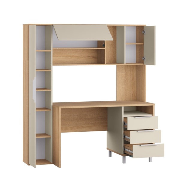 Стол компьютерный Комфорт 12.95 (дуб сонома/сатин)