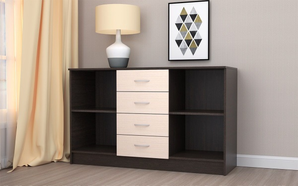 Комод Кэт-7 (2 створки, 4 ящика)