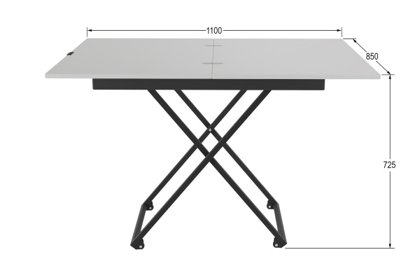 Стол-трансформер Андрэ Loft (белый)