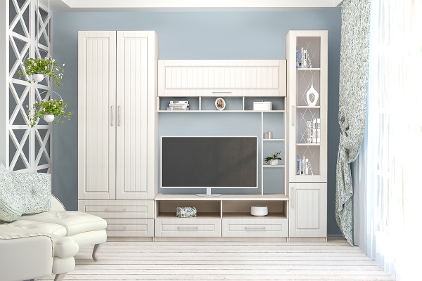 Шкаф 2-х дверный Аллегро-9 МДФ (прованс)