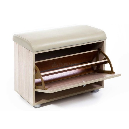 Обувница МС-1 (ясень шимо светлый/бежевый №101)