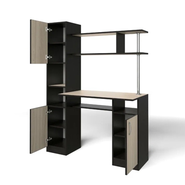 Стол компьютерный СК-7 Бител (венге/ясень шимо светлый)