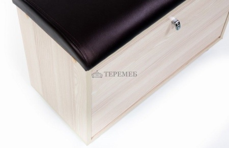 Обувница МС-1 (ясень шимо светлый/темно-коричневый №221)