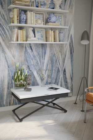 Стол-трансформер Андрэ Loft (белый)