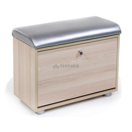 Обувница МС-1 (ясень шимо светлый/серебро №116)