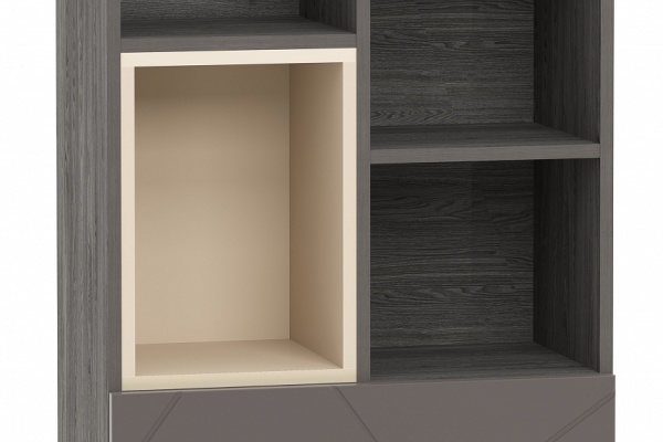 Стеллаж Саммит НМ 011.94 Х (анкор тёмный/капучино/графит)