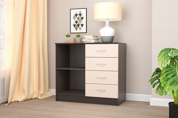 Комод Кэт-7 (1 створка, 4 ящика)