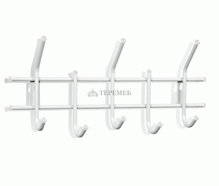 Вешалка настенная Стандарт 2/5 (белый)