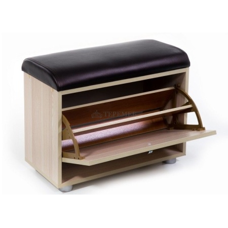 Обувница МС-1 (ясень шимо светлый/темно-коричневый №221)