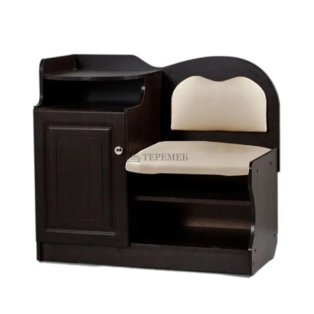 Банкетка №1 (венге/бежевый №101)