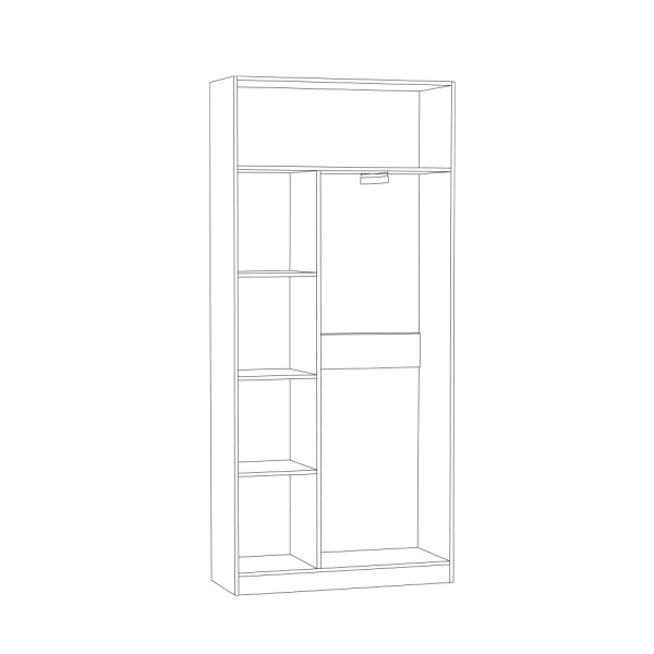 Шкаф для одежды Ливерпуль