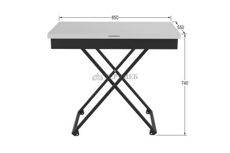 Стол-трансформер Андрэ Loft (белый)